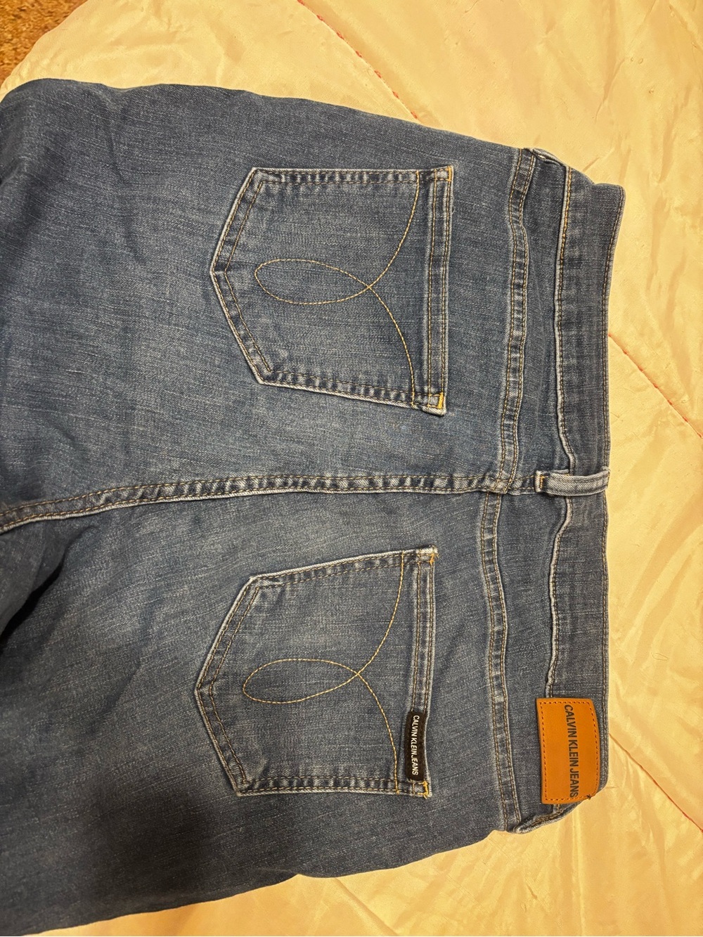Calvin Klein Jeans Light Blue Back Pocket Denim